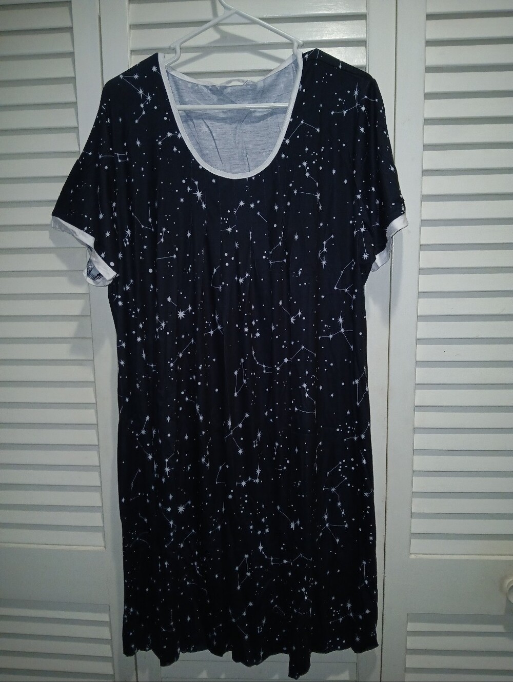 EKOUAER XXL Navy Star Constellation Nightshirt/Dress – NWT